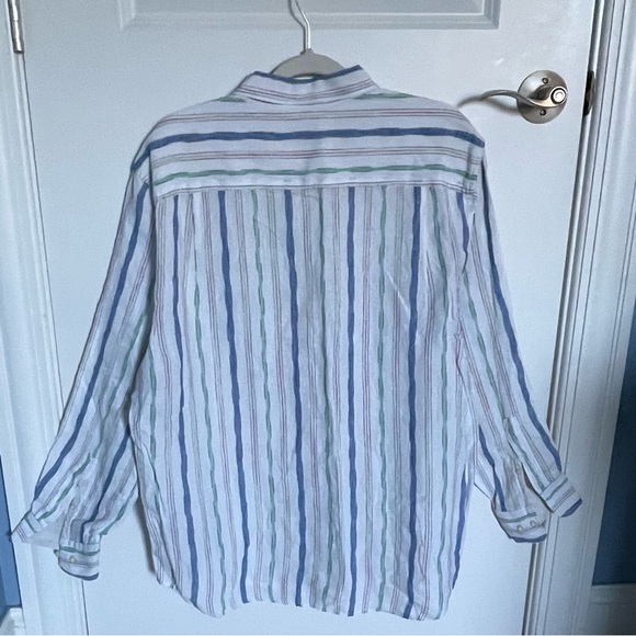 Tommy Bahama Multicolored Linen Blend Button Down Shirt - 29941 - Picture 8 of 16